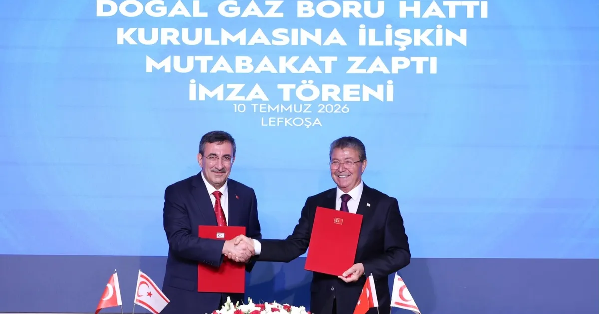 Türkiye ile KKTC arasında doğal gaz boru hattı için tarihi adım Img