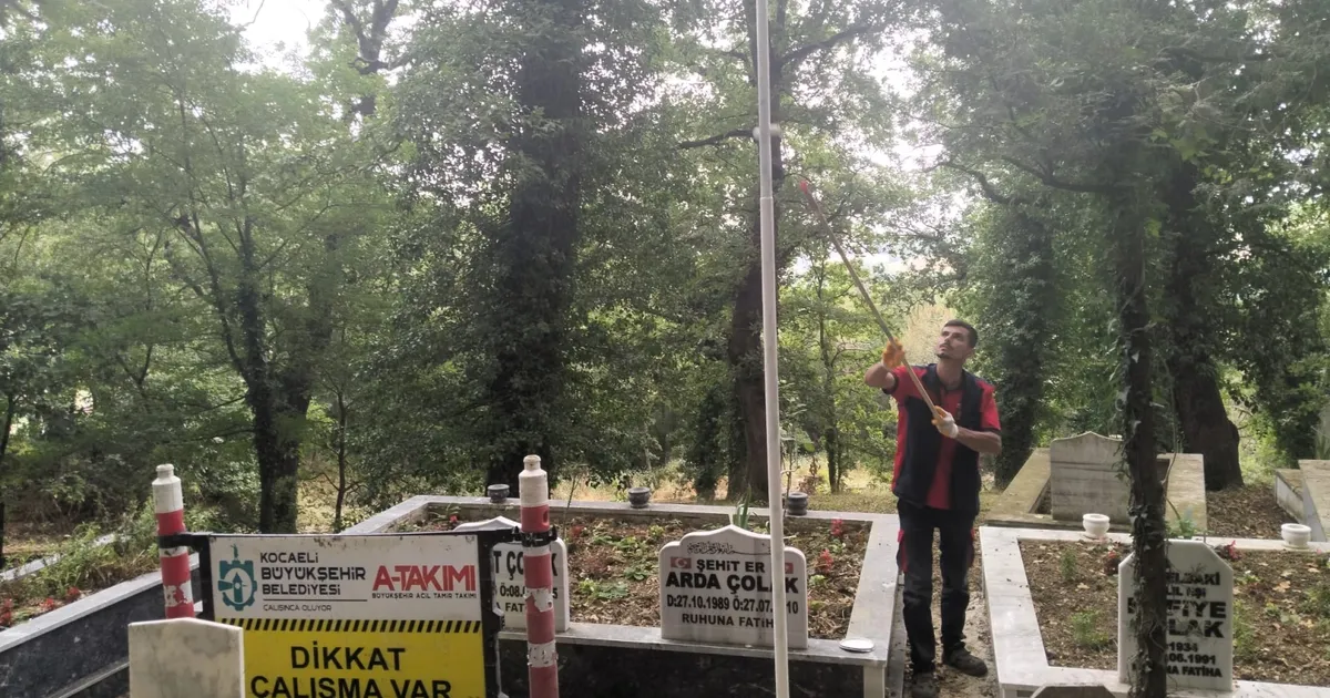 Kocaeli’de Hakkaniye Şehitliği’ne Büyükşehir’den anlamlı dokunuş Img