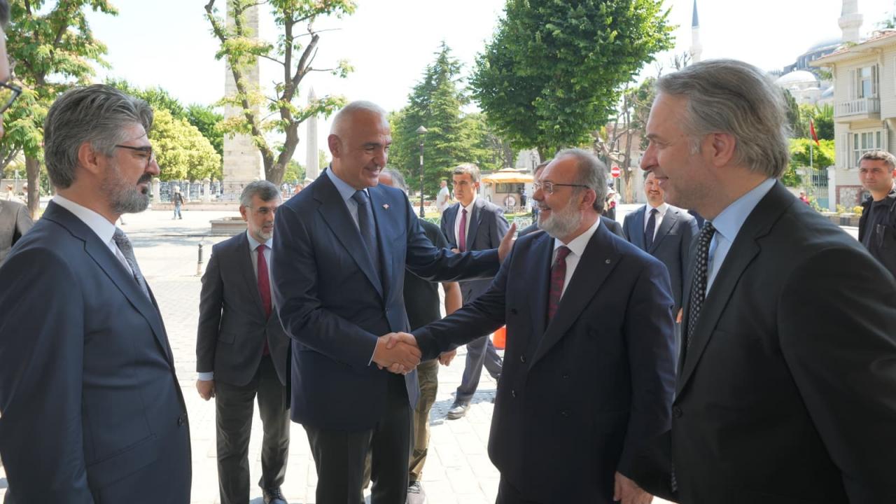 Kültür ve Turizm Bakanı Ersoy, Prof. Dr. Mehmet Görmez ile bir araya geldi Img